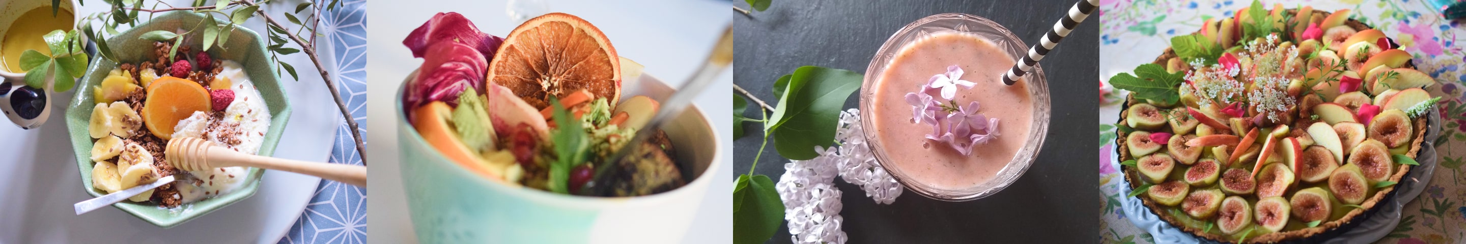 Illustrations de plats et de desserts