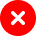 croix rouge d'erreur